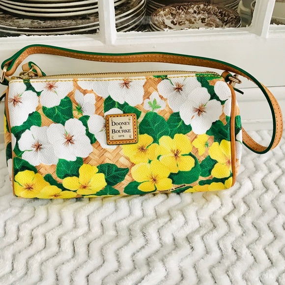Dooney & Bourke Handbags - Dooney & Bourke yellow&white Floral new purse